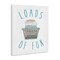 Stupell Industries Loads Of Fun Laundry Basket Canvas, design by Elizabeth Medley